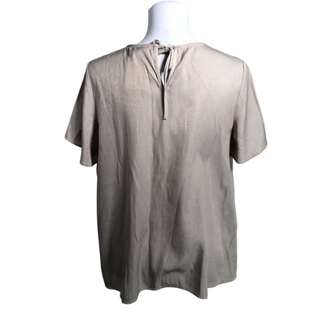 Unisex Nü Denmark - Lühikeste käistega pluus, suurus 36 - Beige (2)