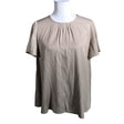 Unisex Nü Denmark - Lühikeste käistega pluus, suurus 36 - Beige ()