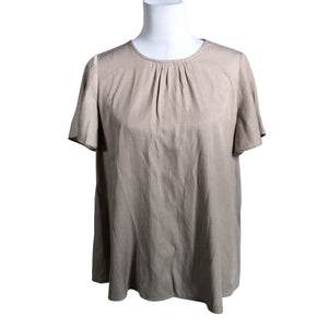 Unisex Nü Denmark - Lühikeste käistega pluus, suurus 36 - Beige (1)