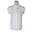 Unisex Oliver Bonas - Lühikeste käistega pluus, suurus 38 - Valge ()