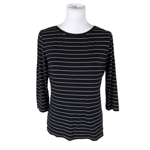 Unisex Ril's - Trikotaažist pluus, suurus 38 - Must (1)