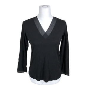 Unisex Esprit - Trikotaažist pluus, suurus 38 - Must (1)