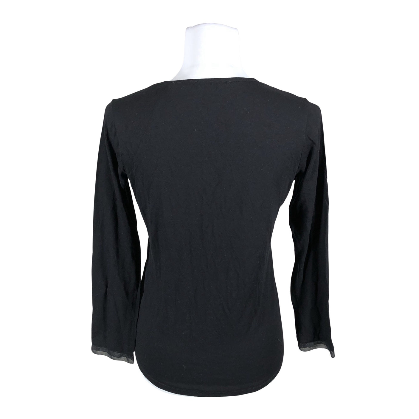 Unisex Esprit - Trikotaažist pluus, suurus 38 - Must (2)