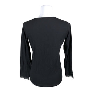 Unisex Esprit - Trikotaažist pluus, suurus 38 - Must (2)