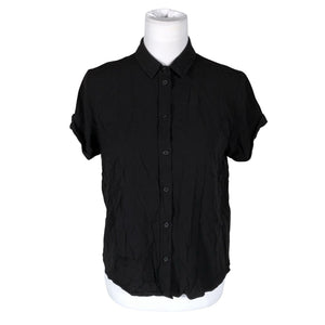 Unisex Samsoe&Samsoe - Lühikeste käistega pluus, suurus 36 - Must (1)