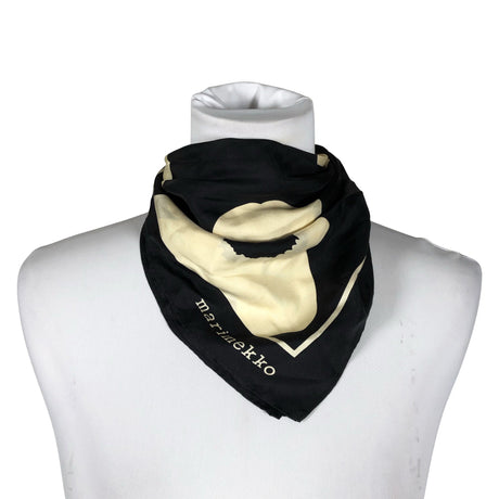 Unisex Marimekko - Õhuke sall, suurus Midi - Must ()