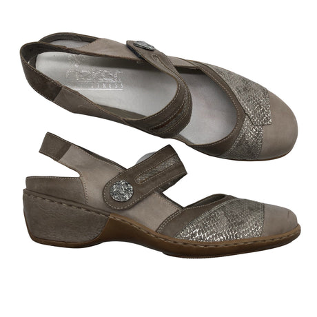 Unisex Rieker - Kontsakingad, suurus 40 - Beige ()