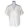 Unisex Arket - Lühikeste käistega pluus, suurus 40 - Looduslik valge ()