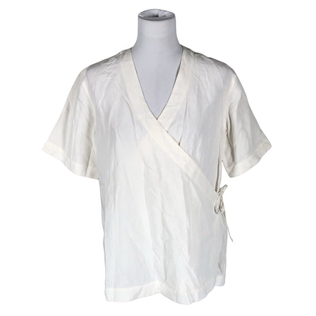 Unisex Arket - Lühikeste käistega pluus, suurus 40 - Looduslik valge ()