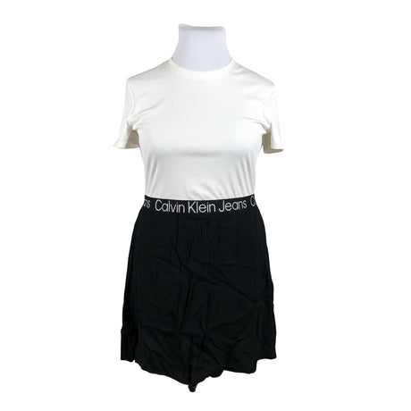 Unisex Calvin Klein Jeans - Trikotaažist kleit, suurus 42 - Looduslik valge ()