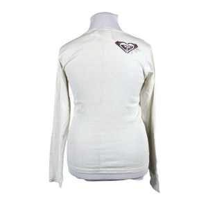 Unisex Roxy - Trikotaažist pluus, suurus 42 - Looduslik valge (2)