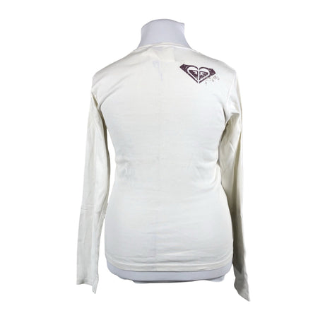Unisex Roxy - Trikotaažist pluus, suurus 42 - Looduslik valge (2)