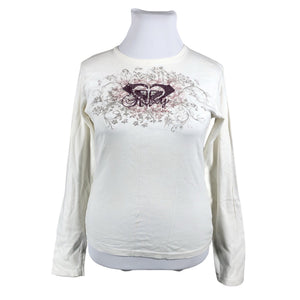 Unisex Roxy - Trikotaažist pluus, suurus 42 - Looduslik valge (1)