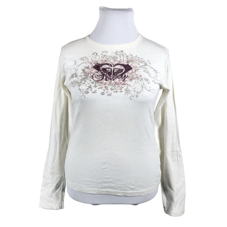 Unisex Roxy - Trikotaažist pluus, suurus 42 - Looduslik valge ()