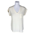 Unisex Shana - Lühikeste käistega pluus, suurus 38 - Looduslik valge ()