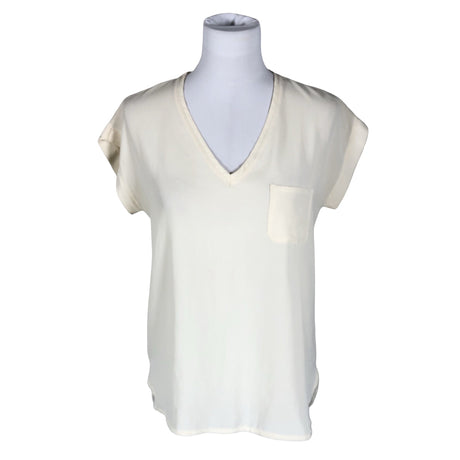 Unisex Shana - Lühikeste käistega pluus, suurus 38 - Looduslik valge ()
