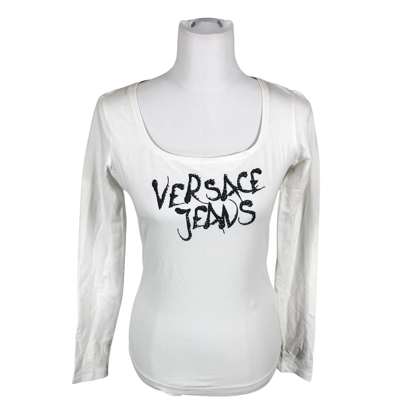 Unisex Versace Jeans - Trikotaažist pluus, suurus 38 - Valge (1)