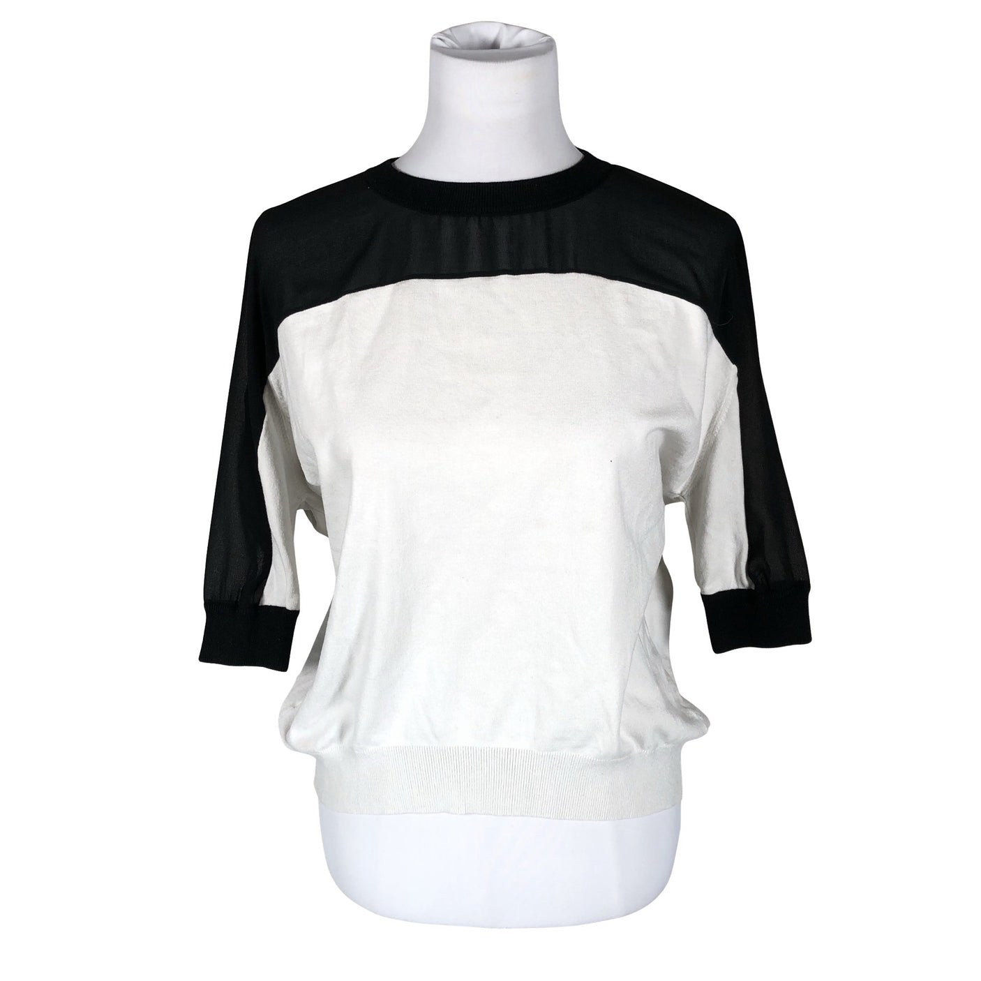 Unisex Karen Millen - Lühikeste käistega pluus, suurus 38 - Must (1)