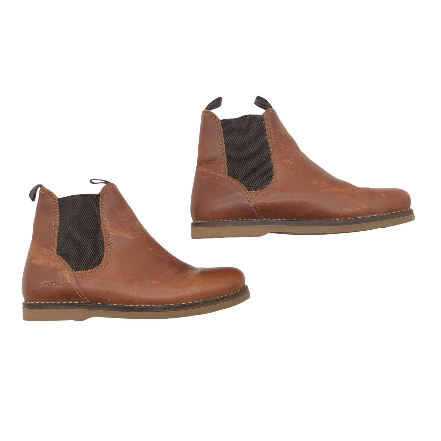 Unisex Ten Points - Poolsaapad, suurus 39 - Pruun (1)