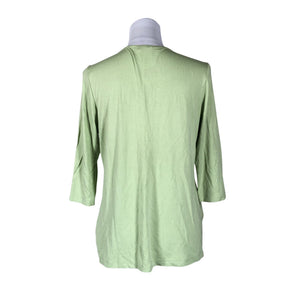 Unisex Betty Barclay - Trikotaažist pluus, suurus 40 - Roheline (2)