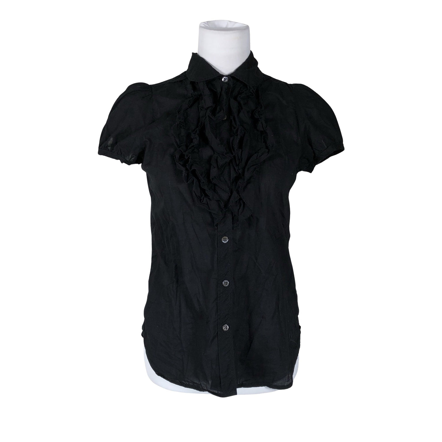 Unisex Polo Jeans Co. - Lühikeste käistega pluus, suurus 34 - Must (1)
