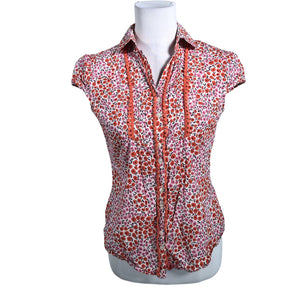 Unisex Camaieu - Lühikeste käistega pluus, suurus 36 - Valge (1)