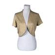 Unisex Ann Taylor - Kootud boolero, suurus 40 - Beige ()