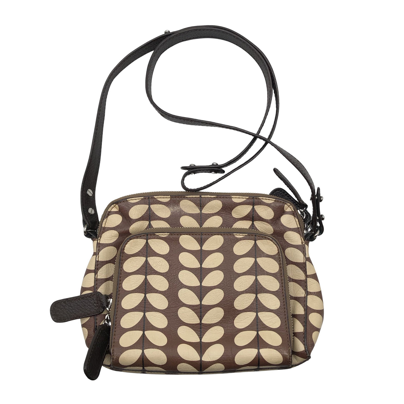 Unisex Orla Kiely - Õlakott, suurus Mini - Pruun (1)