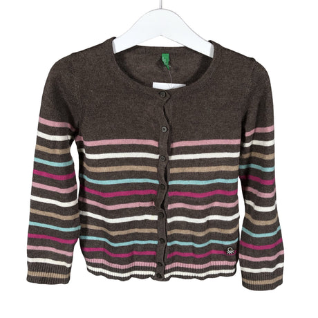 Unisex Benetton - Kardigan, suurus 104 - 110 - Pruun ()