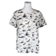 Unisex Benetton - Lühikeste käistega pluus, suurus 40 - Valge ()