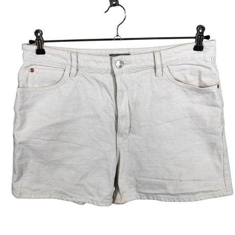 Unisex Lindex - Teksast lühikesed püksid, suurus 44 - Looduslik valge ()