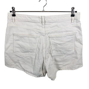 Unisex Lindex - Teksast lühikesed püksid, suurus 44 - Looduslik valge (2)