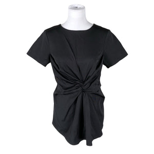 Unisex Kiomi - Lühikeste käistega pluus, suurus 40 - Must (1)