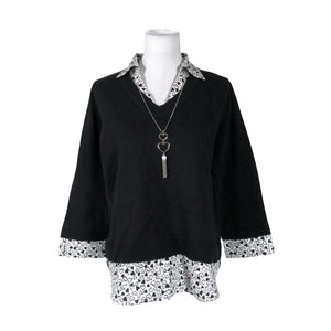 Unisex Alfred Dunner - Kampsun, suurus 40 - Must (1)