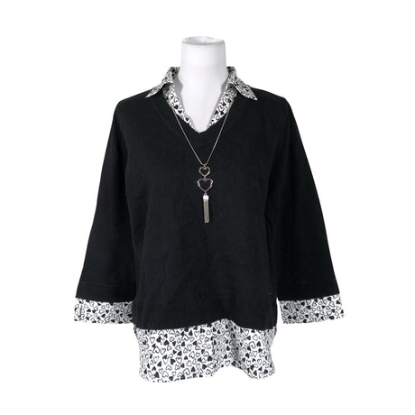 Unisex Alfred Dunner - Kampsun, suurus 40 - Must ()