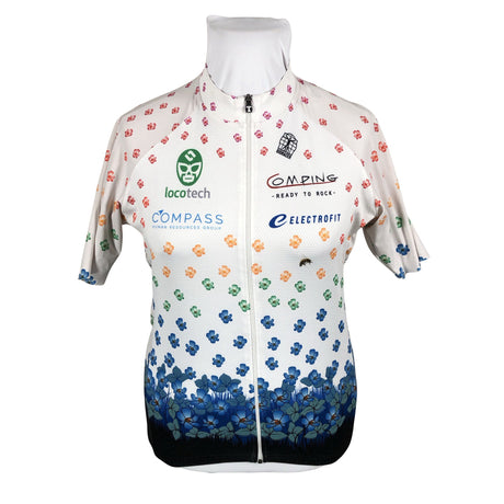 Unisex Bioracer - Spordisärk, lühikesed käised, suurus 42 - Valge ()