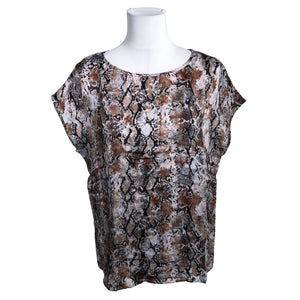 Unisex Ril's - Lühikeste käistega pluus, suurus 38 - Heleroosa (1)