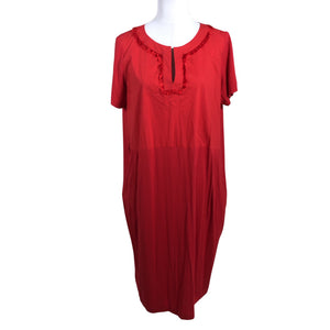 Unisex Marina Sport - Trikotaažist kleit, suurus 38 - Punane (1)