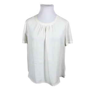 Unisex Gerry Weber - Lühikeste käistega pluus, suurus 44 - Looduslik valge (1)