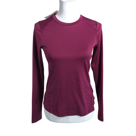 Unisex Soc - Spordisärk, pikad käised, suurus 36 - Veinipunane ()