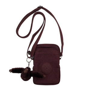Unisex Kipling - Õlakott, suurus Mini - Veinipunane (1)