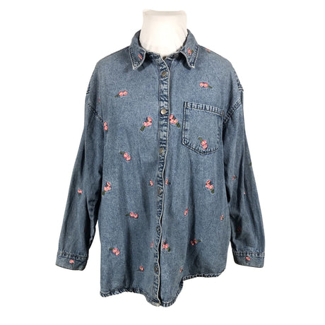 Unisex Zizzi - Teksasärk, suurus 46 - Sinine ()