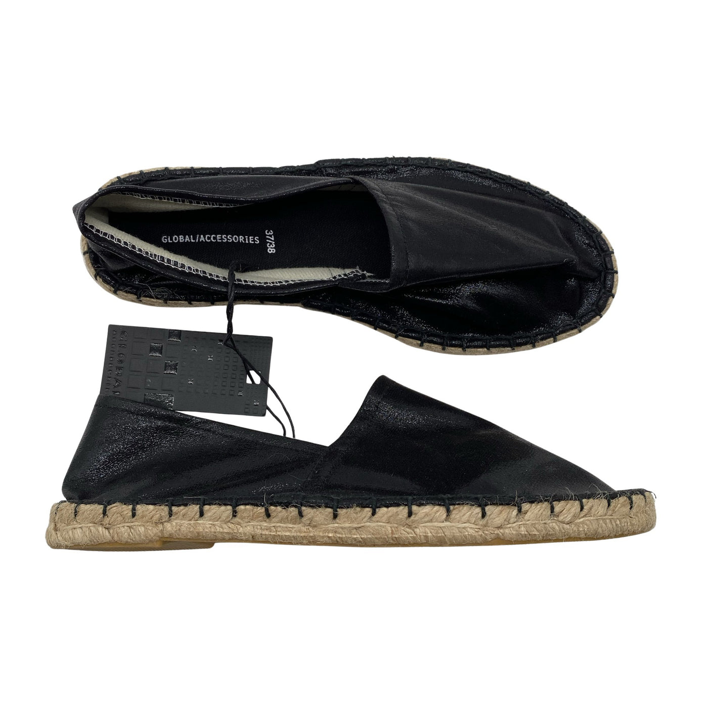 Unisex Global - Mokassiinid, suurus 38 - Must (1)