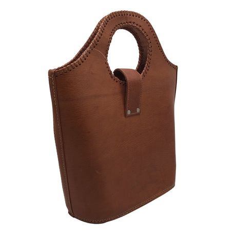 Unisex Handmade - Käekott, suurus Maxi - Pruun (2)