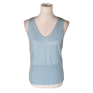 Unisex Your Face - Kootud vest, suurus 42 - Helesinine (1)