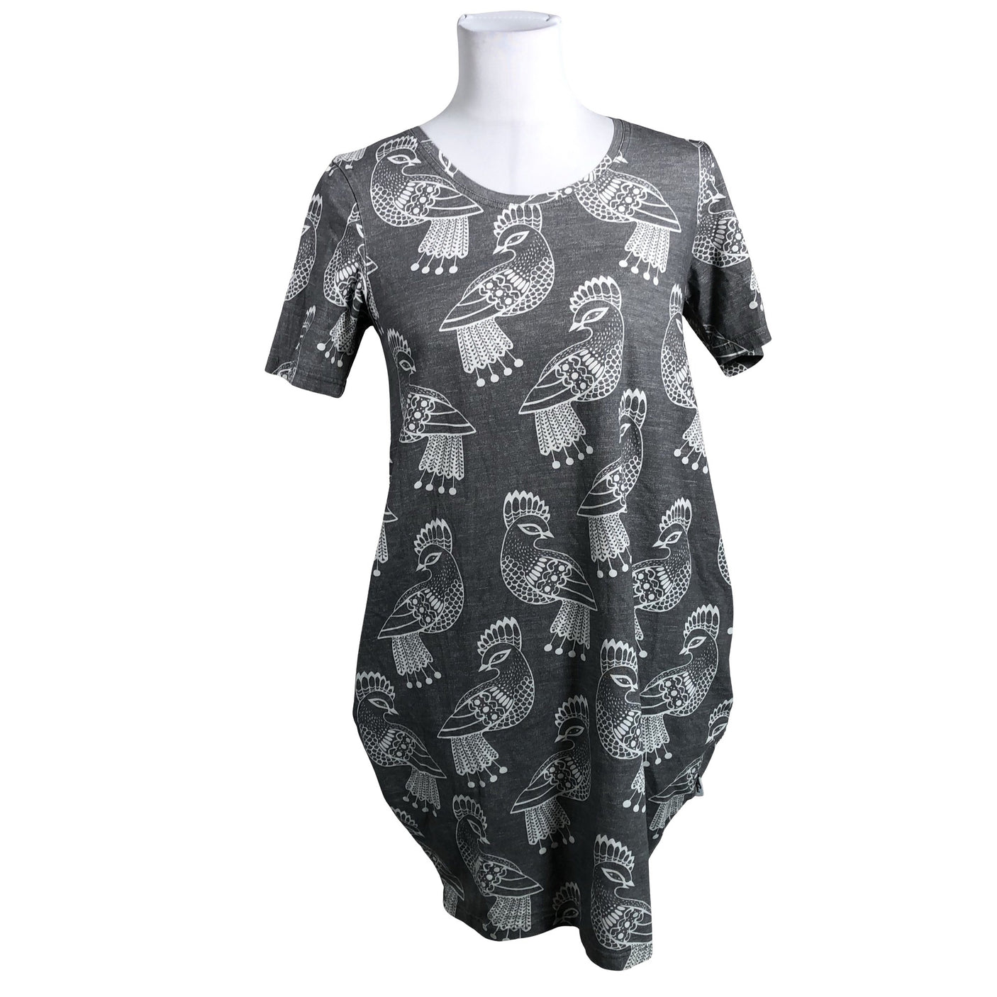 Unisex Taimi - Trikotaažist kleit, suurus 36 - Hall (1)