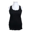 Unisex Zizzi - Trikotaažist topp, suurus 46 - Must ()