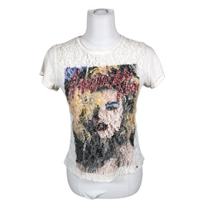 Unisex Guess - T-särk, suurus 34 - Valge (1)