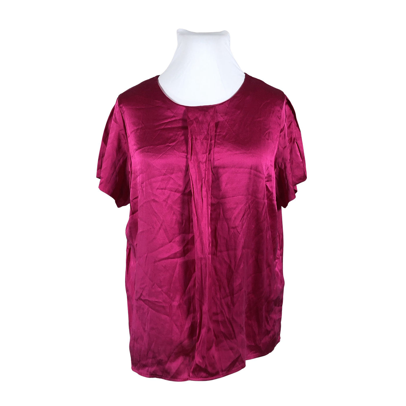 Unisex Global - Lühikeste käistega pluus, suurus 52 - Lilla (1)