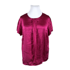 Unisex Global - Lühikeste käistega pluus, suurus 52 - Lilla (1)